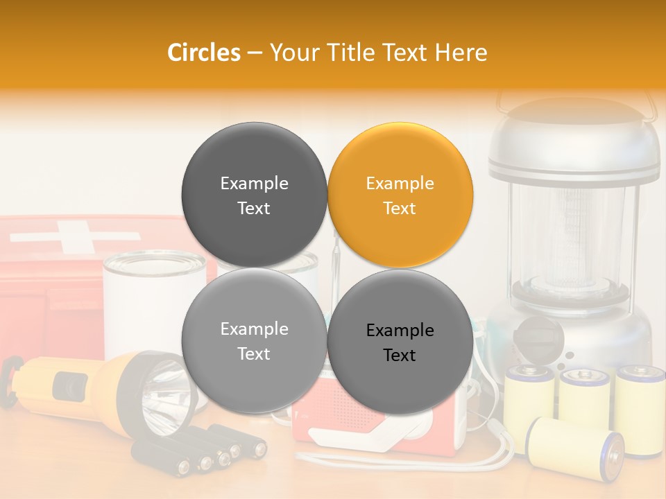 Horizontal Kit Food PowerPoint Template