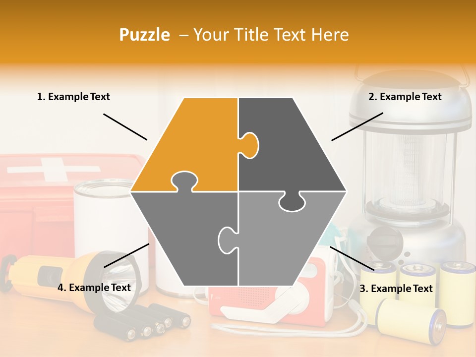 Horizontal Kit Food PowerPoint Template