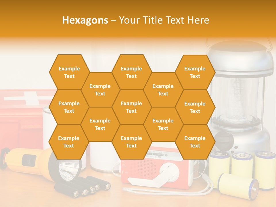 Horizontal Kit Food PowerPoint Template