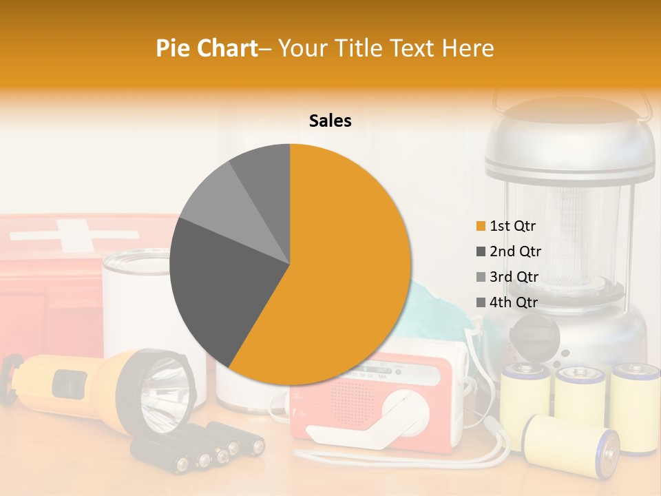 Horizontal Kit Food PowerPoint Template