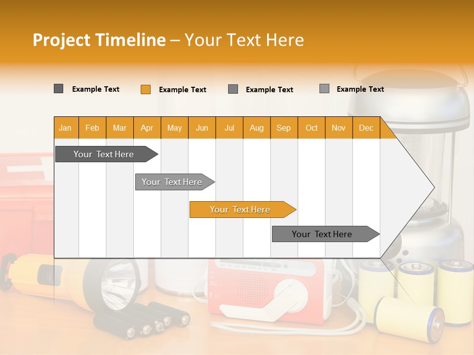 Horizontal Kit Food PowerPoint Template