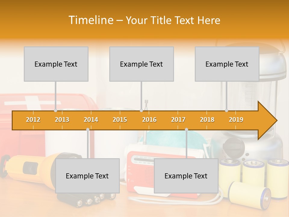 Horizontal Kit Food PowerPoint Template