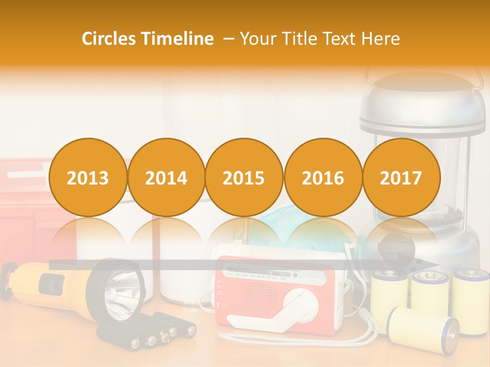 Horizontal Kit Food PowerPoint Template