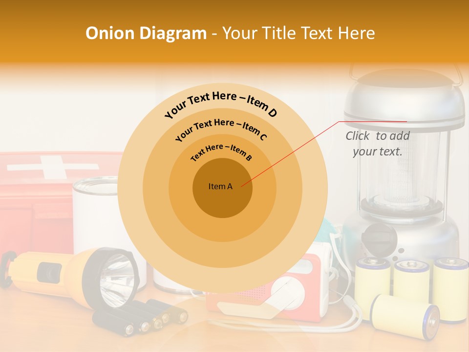 Horizontal Kit Food PowerPoint Template