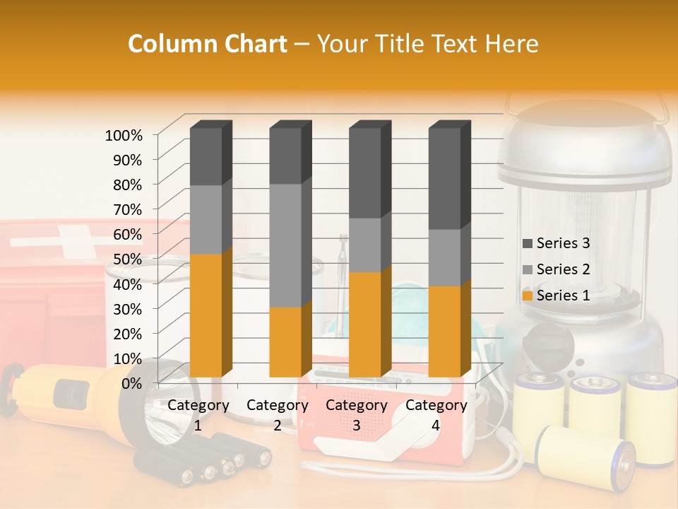 Horizontal Kit Food PowerPoint Template