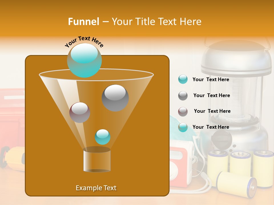 Horizontal Kit Food PowerPoint Template