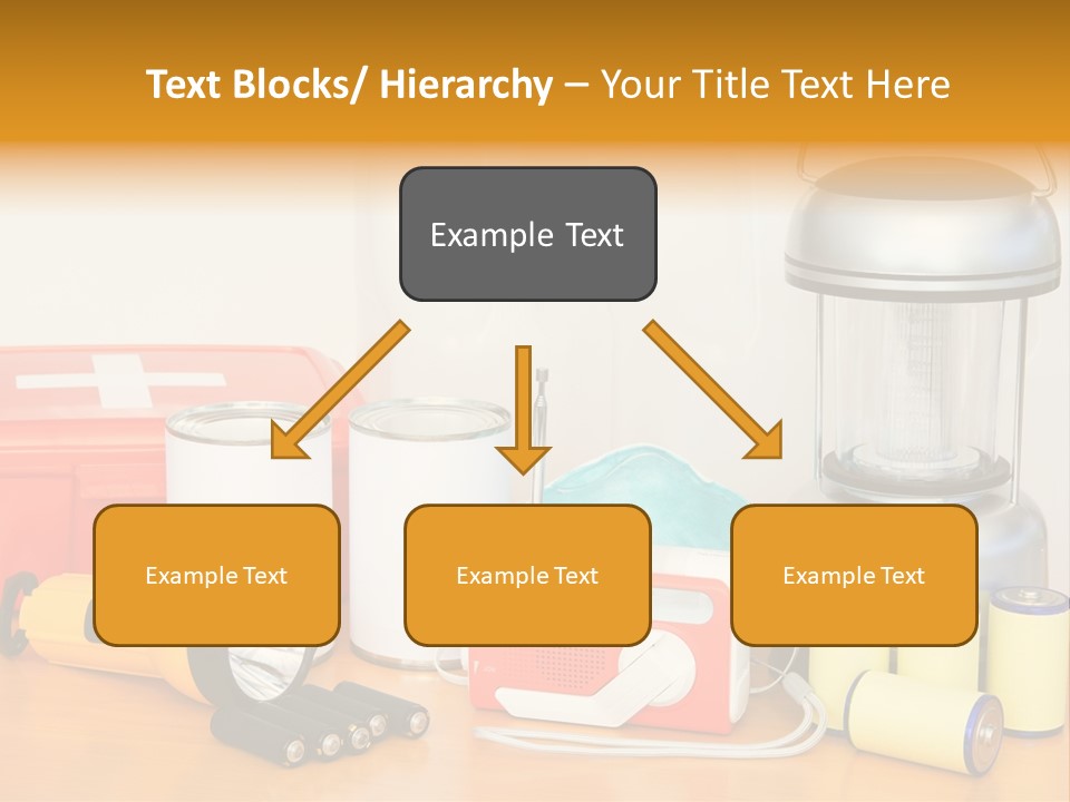 Horizontal Kit Food PowerPoint Template