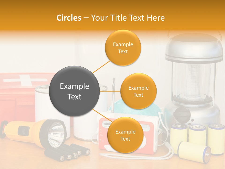 Horizontal Kit Food PowerPoint Template
