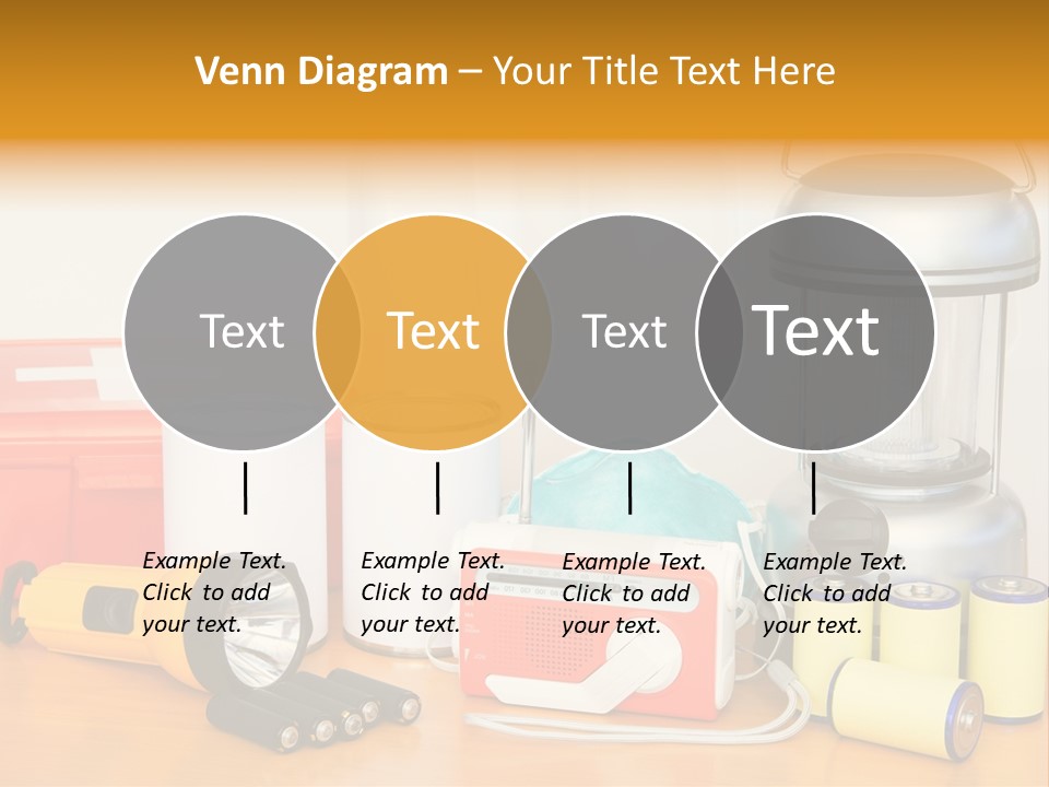 Horizontal Kit Food PowerPoint Template