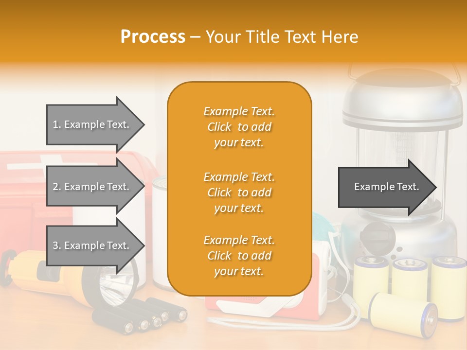 Horizontal Kit Food PowerPoint Template