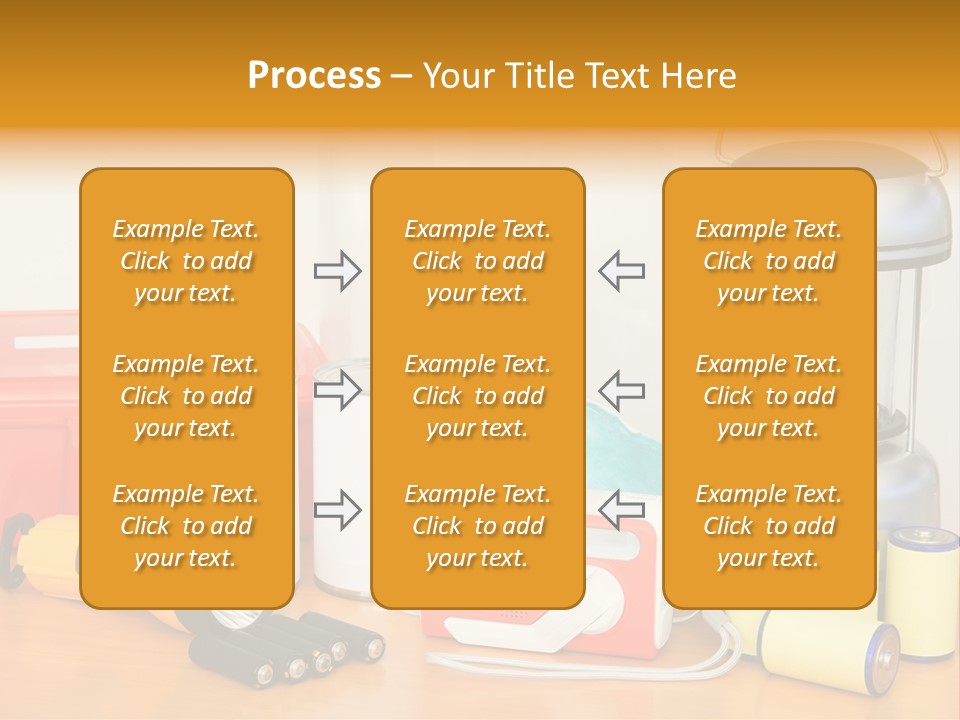 Horizontal Kit Food PowerPoint Template