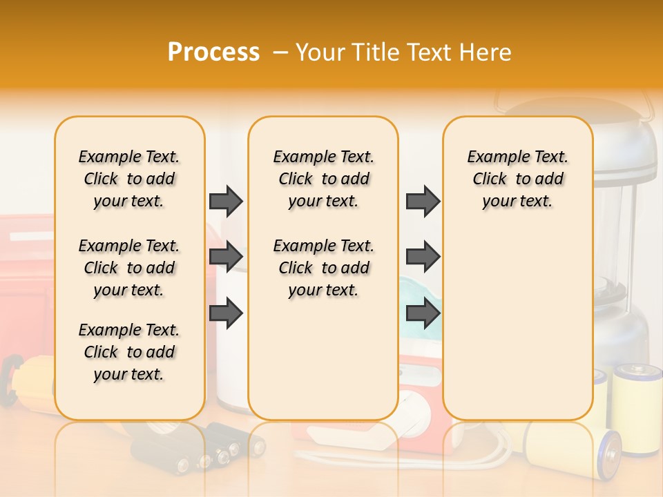 Horizontal Kit Food PowerPoint Template