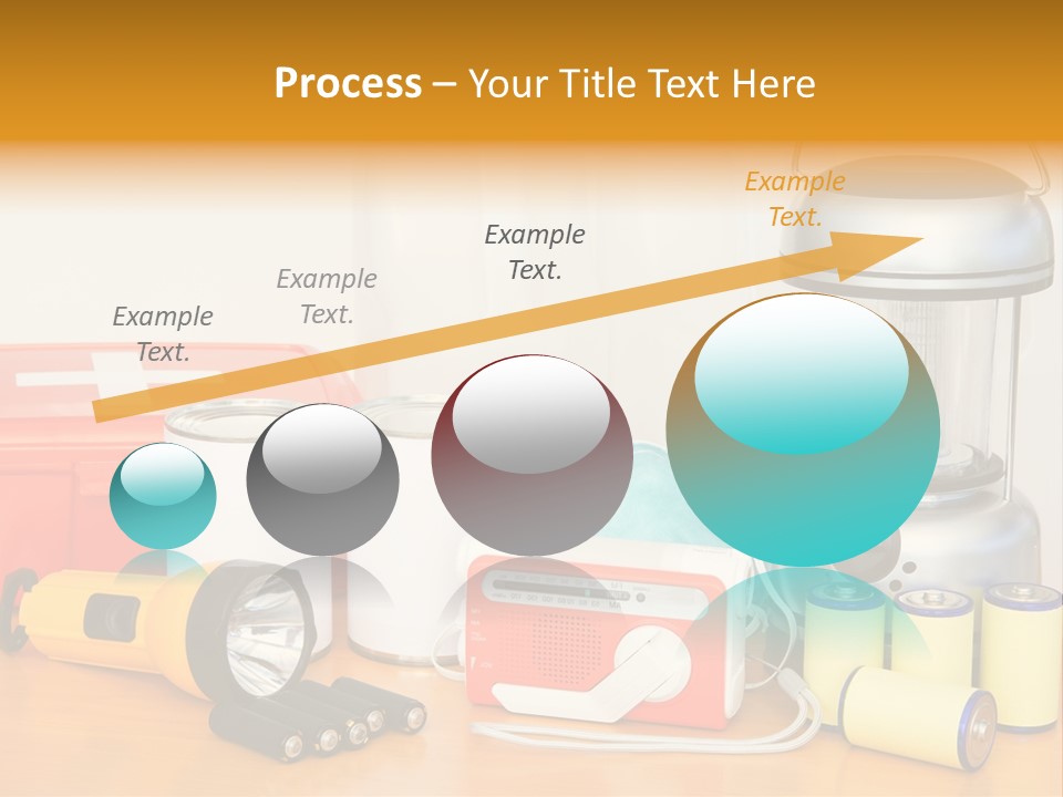 Horizontal Kit Food PowerPoint Template