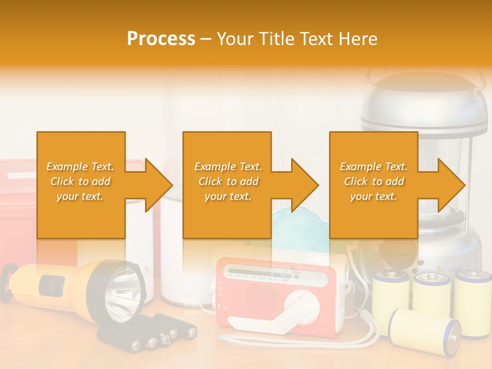 Horizontal Kit Food PowerPoint Template