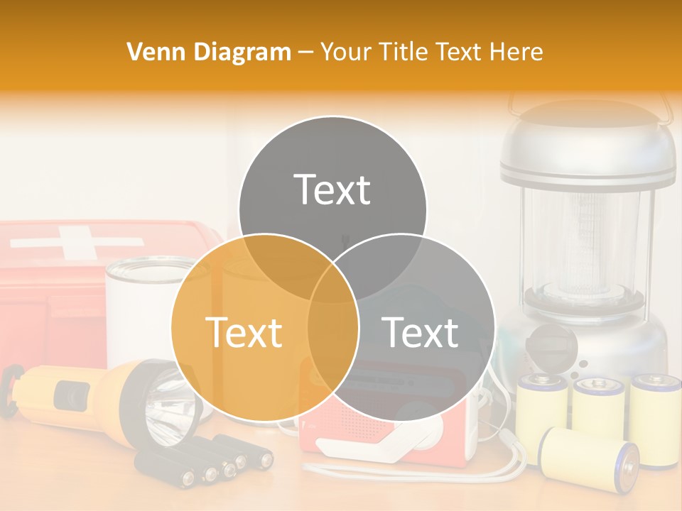Horizontal Kit Food PowerPoint Template