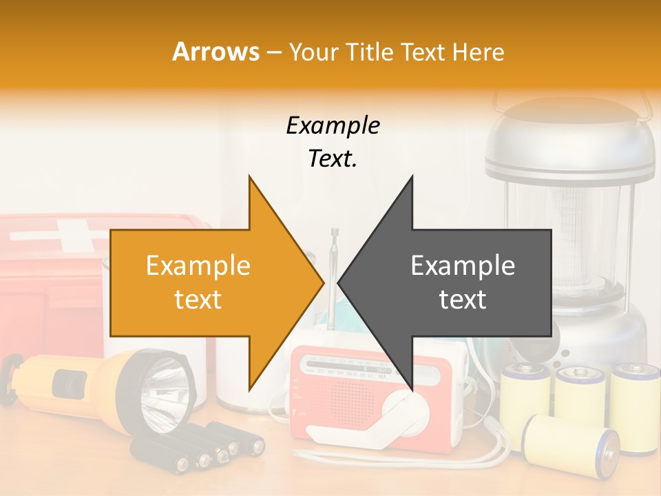 Horizontal Kit Food PowerPoint Template