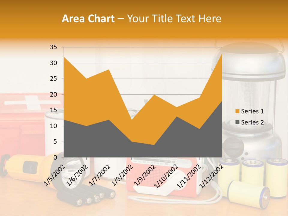 Horizontal Kit Food PowerPoint Template