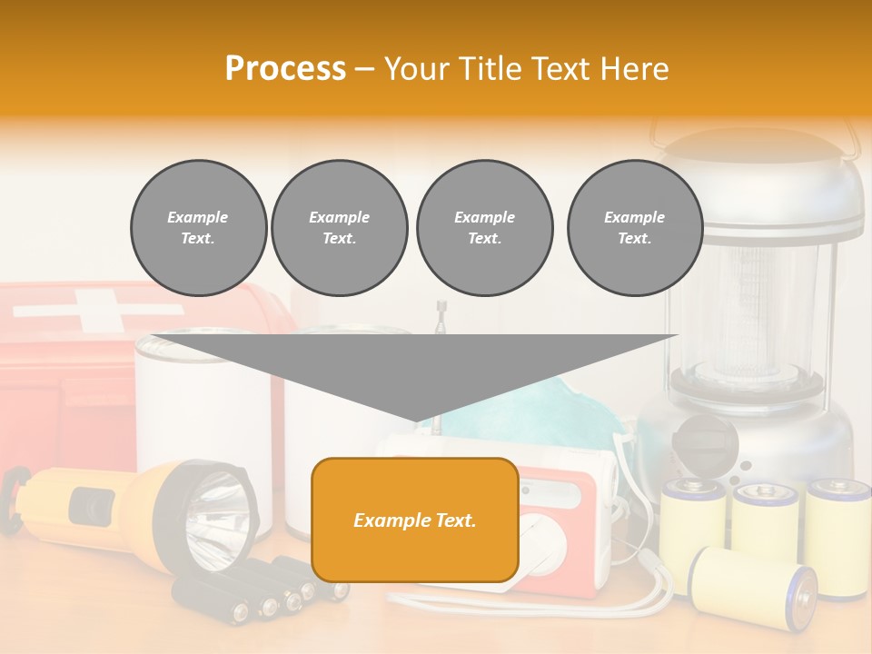 Horizontal Kit Food PowerPoint Template