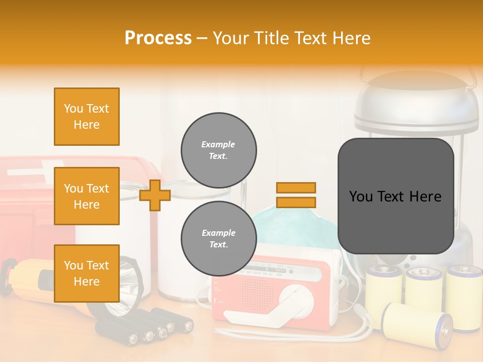 Horizontal Kit Food PowerPoint Template