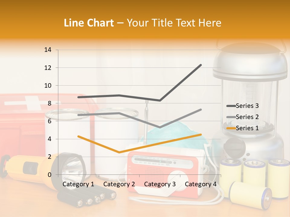 Horizontal Kit Food PowerPoint Template