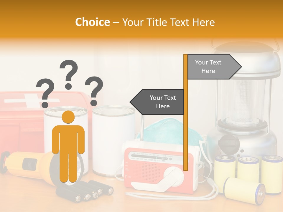 Horizontal Kit Food PowerPoint Template