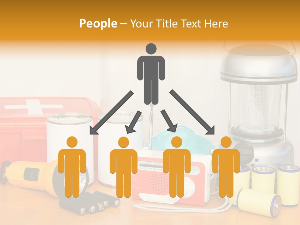 Horizontal Kit Food PowerPoint Template