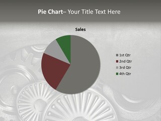 Cogwheel Machinery Artwork PowerPoint Template