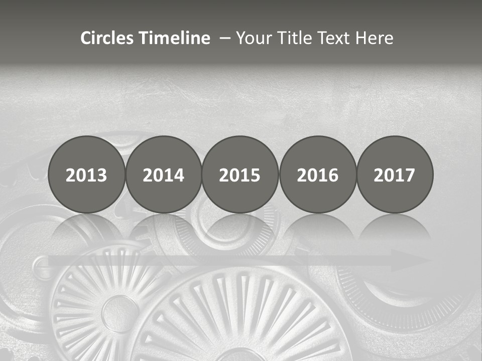 Cogwheel Machinery Artwork PowerPoint Template