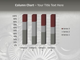 Cogwheel Machinery Artwork PowerPoint Template