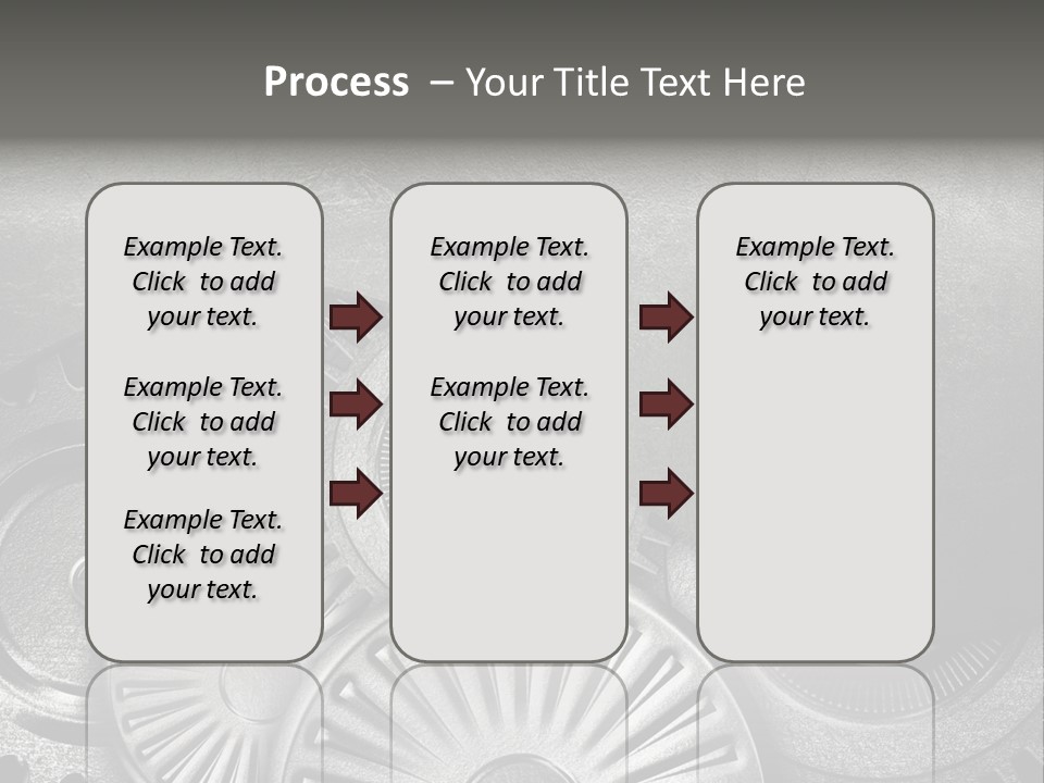 Cogwheel Machinery Artwork PowerPoint Template