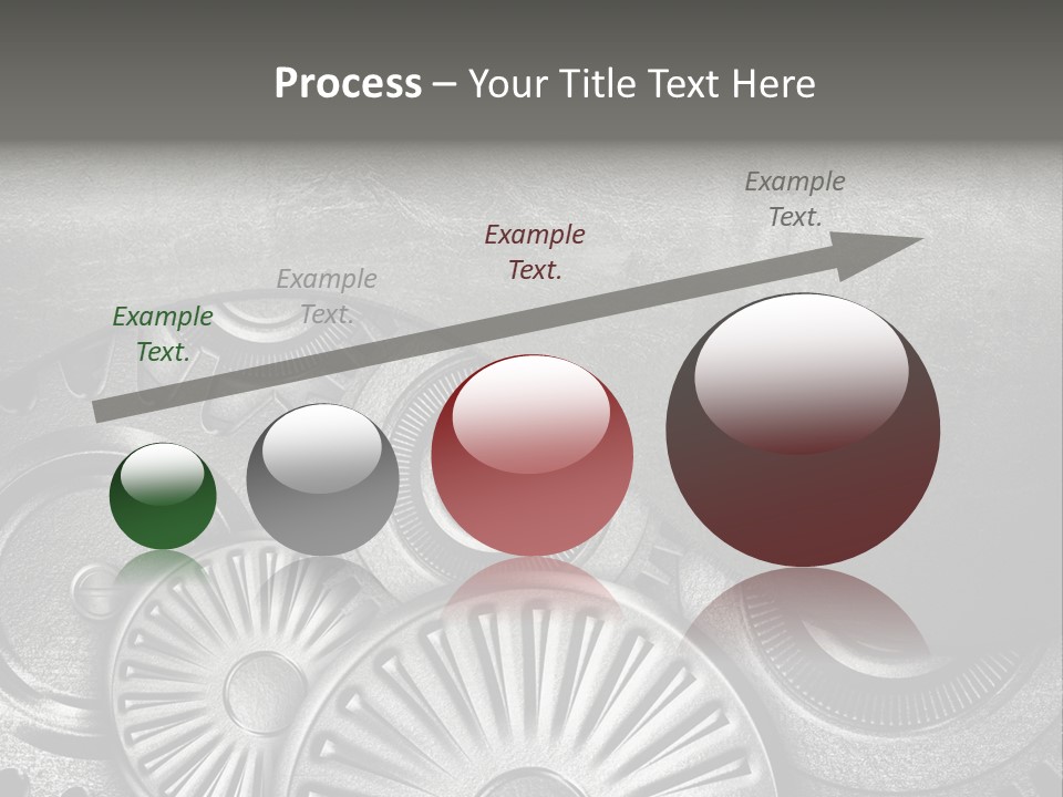 Cogwheel Machinery Artwork PowerPoint Template