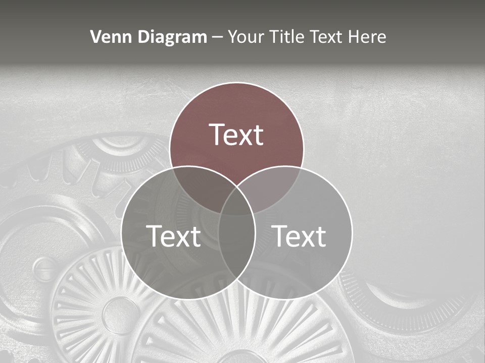 Cogwheel Machinery Artwork PowerPoint Template