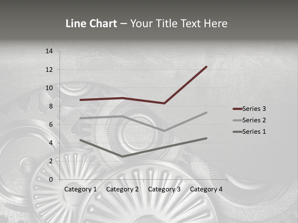 Cogwheel Machinery Artwork PowerPoint Template