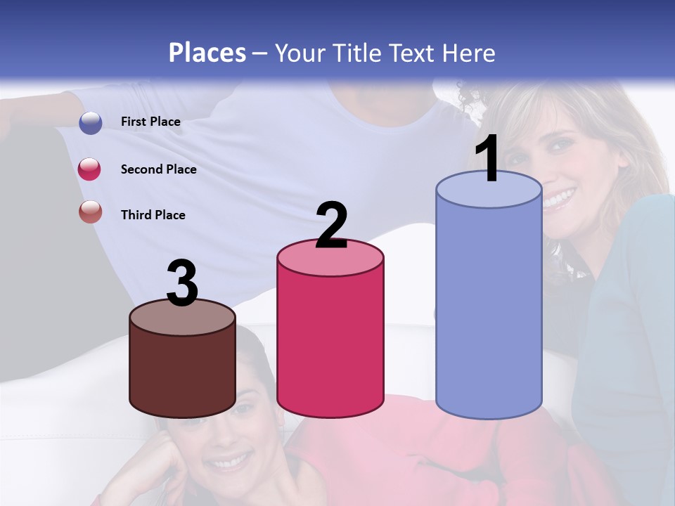 Multiracial Roommates Mixed PowerPoint Template