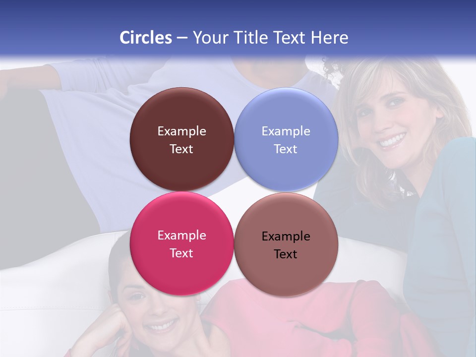 Multiracial Roommates Mixed PowerPoint Template