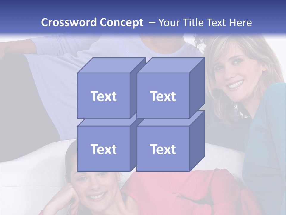 Multiracial Roommates Mixed PowerPoint Template