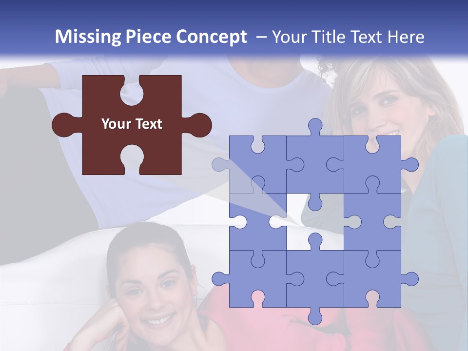 Multiracial Roommates Mixed PowerPoint Template