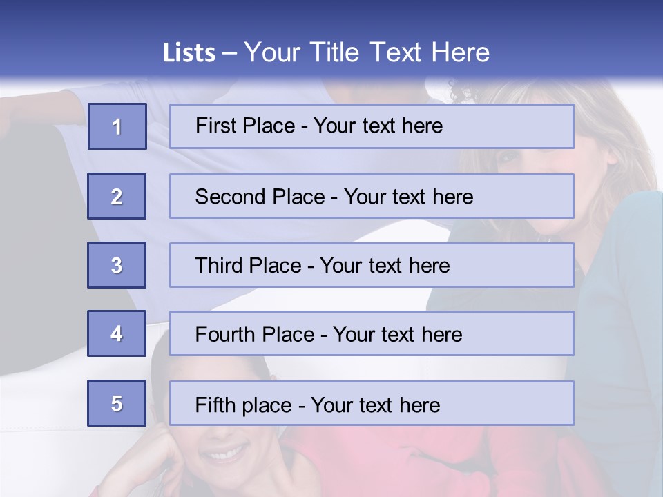 Multiracial Roommates Mixed PowerPoint Template