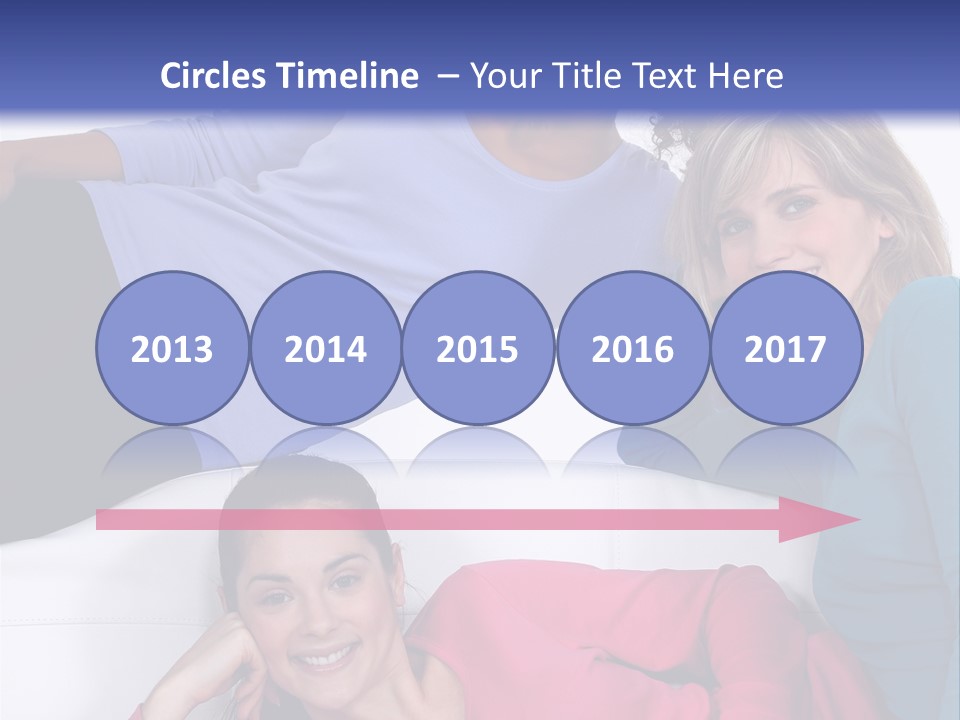 Multiracial Roommates Mixed PowerPoint Template