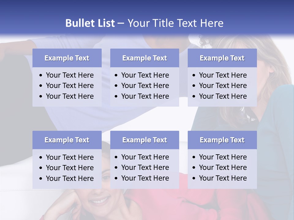 Multiracial Roommates Mixed PowerPoint Template
