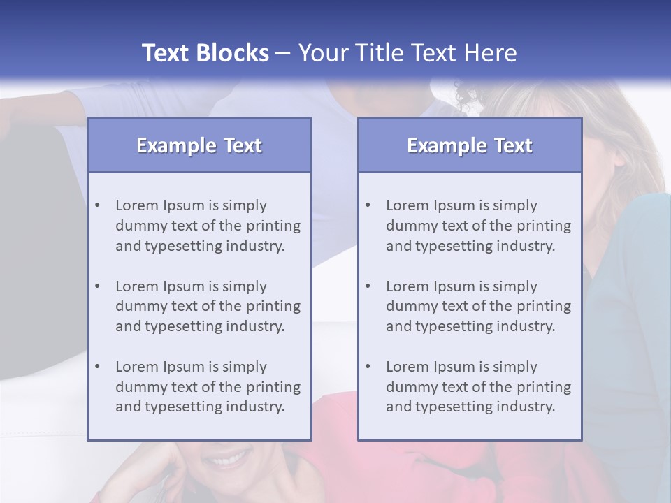 Multiracial Roommates Mixed PowerPoint Template