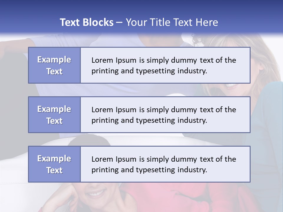Multiracial Roommates Mixed PowerPoint Template