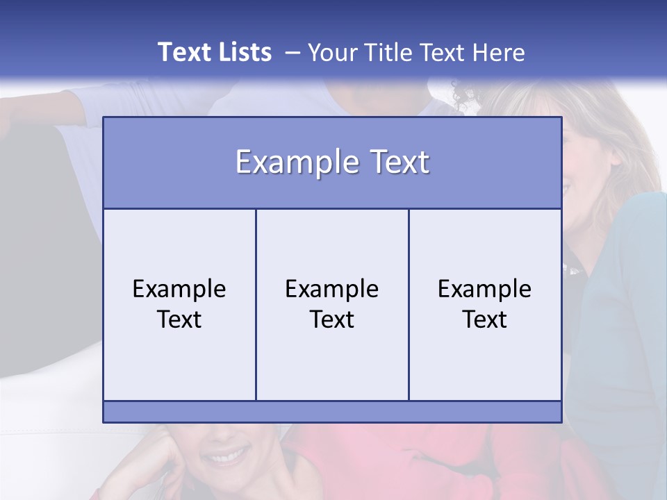 Multiracial Roommates Mixed PowerPoint Template