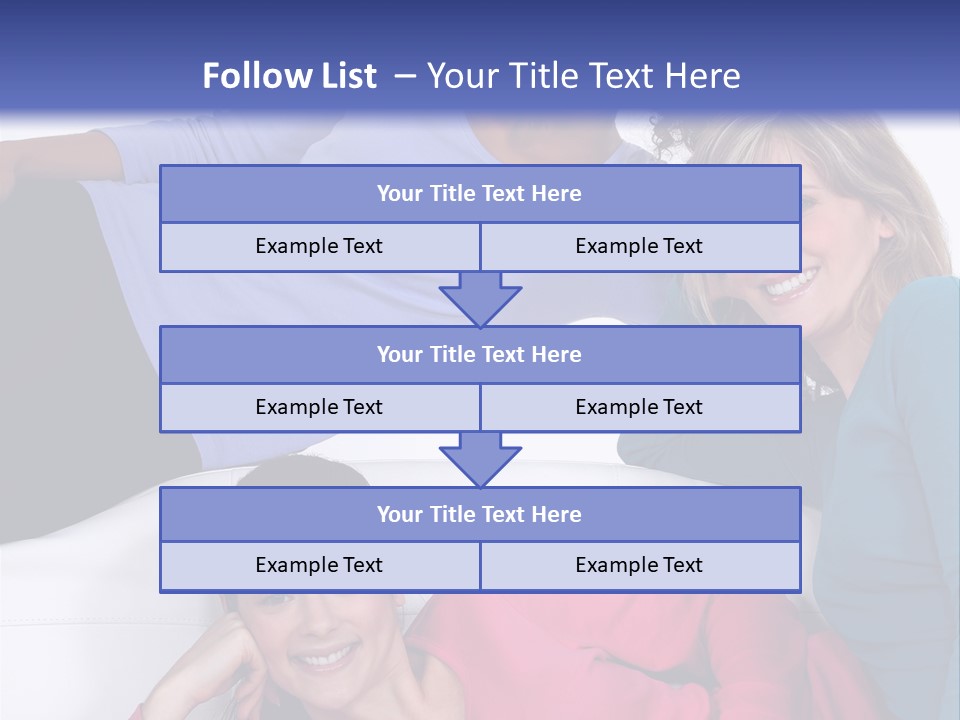Multiracial Roommates Mixed PowerPoint Template