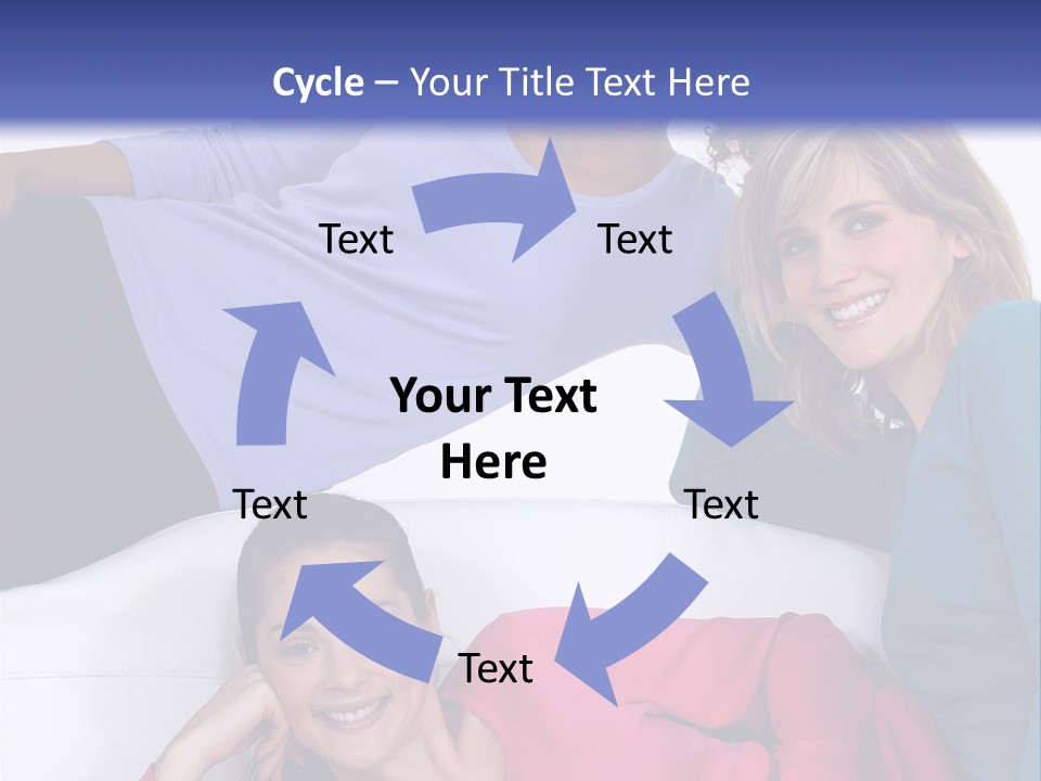 Multiracial Roommates Mixed PowerPoint Template