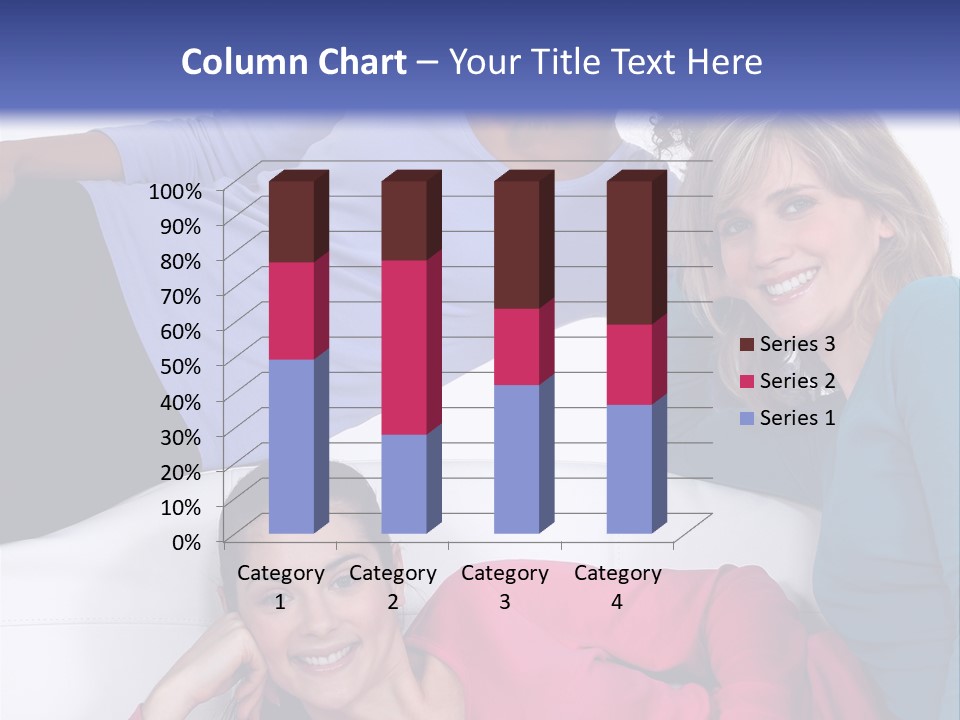 Multiracial Roommates Mixed PowerPoint Template