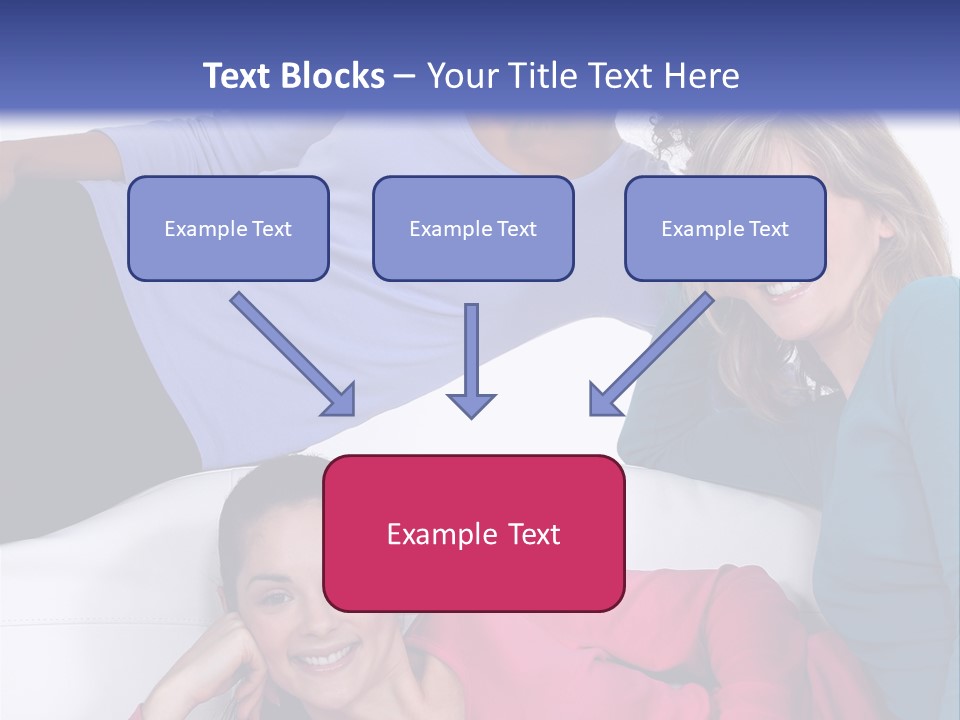 Multiracial Roommates Mixed PowerPoint Template