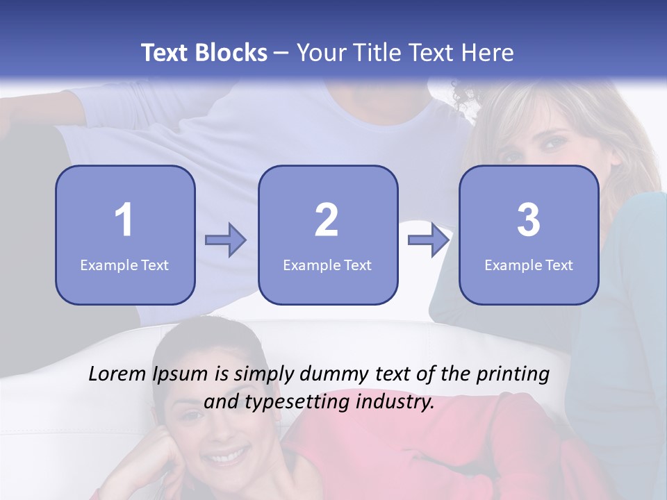 Multiracial Roommates Mixed PowerPoint Template