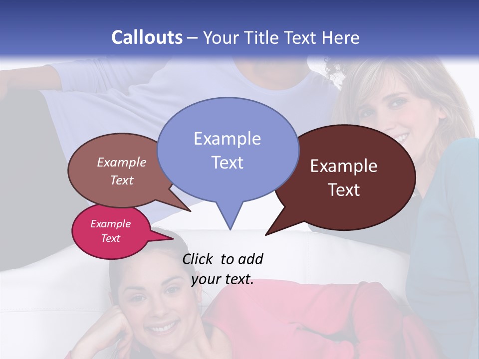 Multiracial Roommates Mixed PowerPoint Template