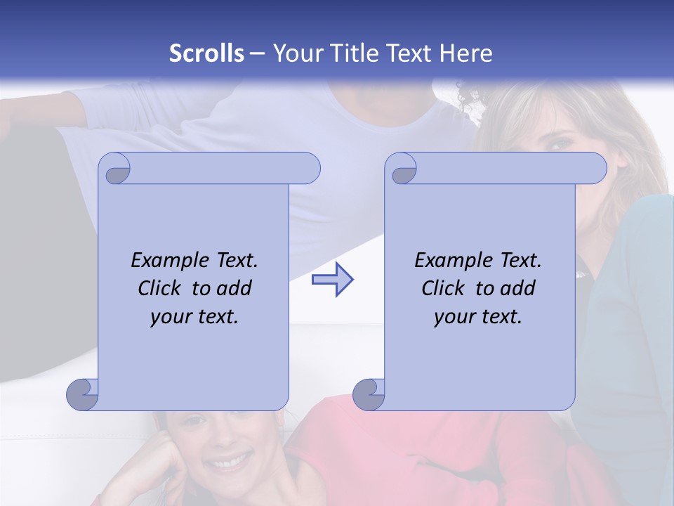Multiracial Roommates Mixed PowerPoint Template